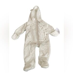 Carters Grey Quilted Snap up Baby winter Jumper Sz 6m NWT​​​